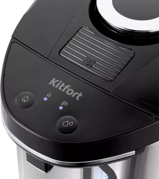 Термопот Kitfort КТ-2512 4л. 900Вт серебристый/черный