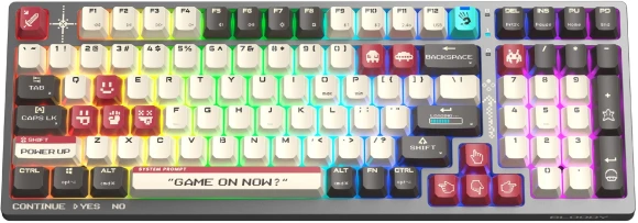 Клавиатура A4Tech Bloody WS98 Pixels Red механическая темно-серый/белый USB беспроводная BT/Radio Multimedia for gamer LED (WS98) Клавиатура A4Tech Bloody WS98 Pixels Red механическая темно-серый/белый USB беспроводная BT/Radio Multimedia for gamer LED (WS98)