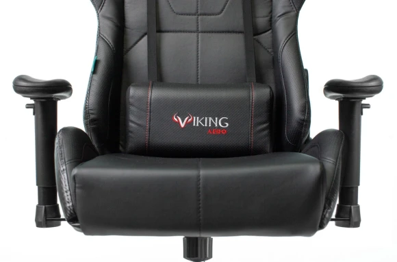 Кресло игровое Zombie VIKING 5 AERO Edition черный экокожа с подголов. крестов. пластик