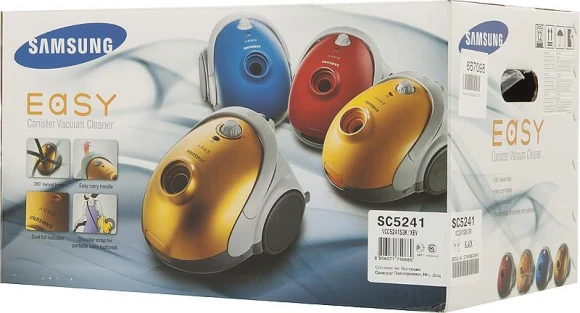 Пылесос Samsung VCC5241S3K/XEV 1800Вт черный/белый Пылесос Samsung VCC5241S3K/XEV 1800Вт черный/белый