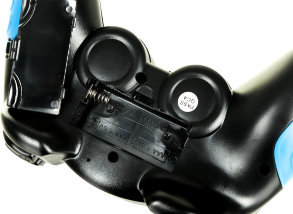 Геймпад Ritmix GP-022WPS черный/синий USB Беспроводной виброотдача обратная связь (80001697)