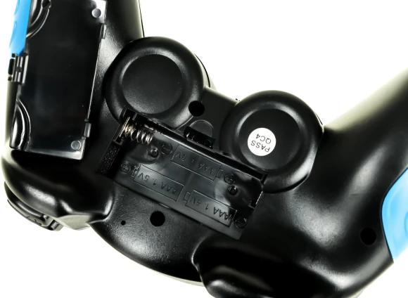 Геймпад Ritmix GP-022WPS черный/синий USB Беспроводной виброотдача обратная связь (80001697)