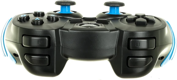 Геймпад Ritmix GP-022WPS черный/синий USB Беспроводной виброотдача обратная связь (80001697)