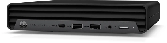 Неттоп HP ProDesk 400 G9 Mini i5 13500T (1.6) 8Gb SSD512Gb UHDG 770 без ОС GbitEth WiFi BT 90W kb мышь клавиатура черный (C1UE5AT)