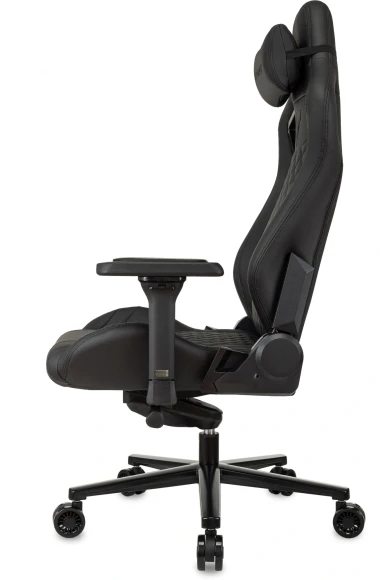 Кресло игровое Knight Craft черный экокожа с подголов. крестов. металл Кресло игровое Knight Craft черный экокожа с подголов. крестов. металл