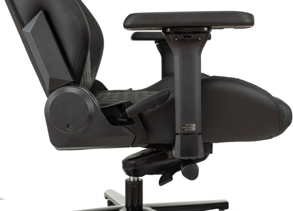 Кресло игровое Knight Craft черный экокожа с подголов. крестов. металл Кресло игровое Knight Craft черный экокожа с подголов. крестов. металл