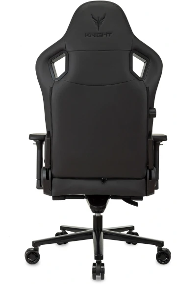 Кресло игровое Knight Craft черный экокожа с подголов. крестов. металл Кресло игровое Knight Craft черный экокожа с подголов. крестов. металл