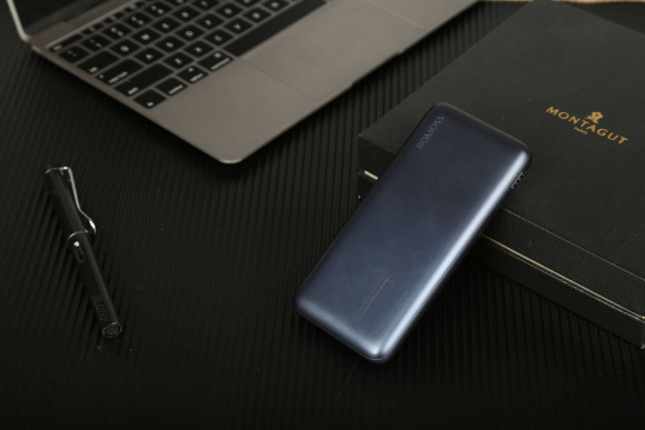 Мобильный аккумулятор Romoss WSL10 10000mAh QC2.0 18W 3A USB-A/USB-C беспров.зар. синий