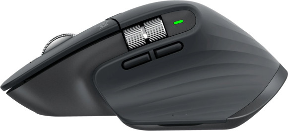 Мышь Logitech MX Master 3S графитовый оптическая 8000dpi беспров. BT/Radio USB 5but (910-006565)