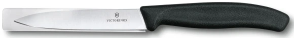Нож кухонный Victorinox Swiss Classic (6.7703) стальной для чистки овощей и фруктов лезв.100мм прямая заточка черный Нож кухонный Victorinox Swiss Classic (6.7703) стальной для чистки овощей и фруктов лезв.100мм прямая заточка черный