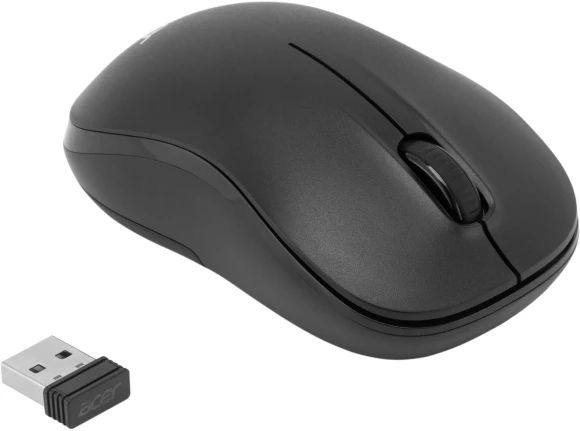 Мышь Acer OMR160 черный оптическая 1200dpi беспров. USB 3but (ZL.MCEEE.00M)