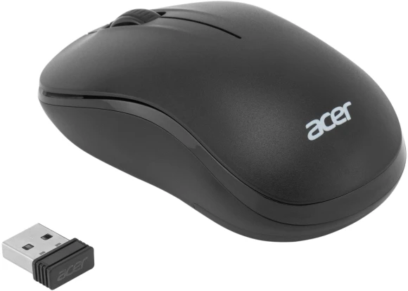 Мышь Acer OMR160 черный оптическая 1200dpi беспров. USB 3but (ZL.MCEEE.00M)