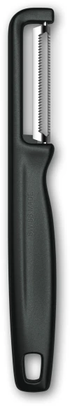 Овощечистка Victorinox Iotaс лезвием двухсторон. черный упак.:европодвес (6.0943.3) Овощечистка Victorinox Iotaс лезвием двухсторон. черный упак.:европодвес (6.0943.3)