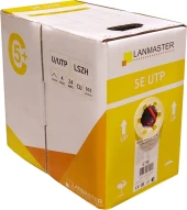 Кабель информационный Lanmaster LAN-5EUTP-PT-LSZH-OR кат.5E UTP 4 пары 24AWG LSZH внутренний 305м оранжевый Кабель информационный Lanmaster LAN-5EUTP-PT-LSZH-OR кат.5E UTP 4 пары 24AWG LSZH внутренний 305м оранжевый