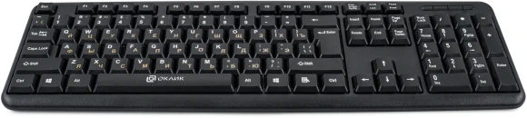 Клавиатура Оклик 130M черный USB (337077) Клавиатура Оклик 130M черный USB (337077)