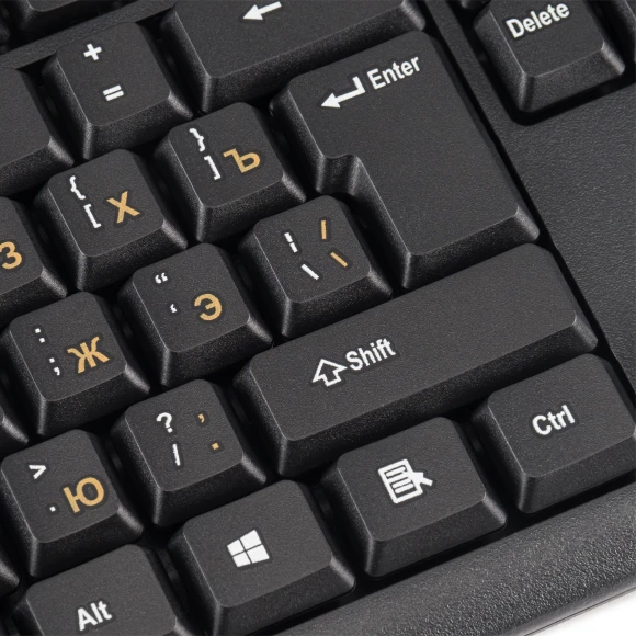 Клавиатура Оклик 130M черный USB (337077) Клавиатура Оклик 130M черный USB (337077)