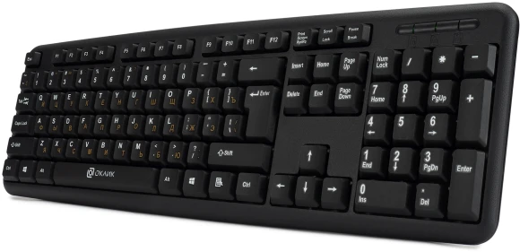 Клавиатура Оклик 130M черный USB (337077) Клавиатура Оклик 130M черный USB (337077)