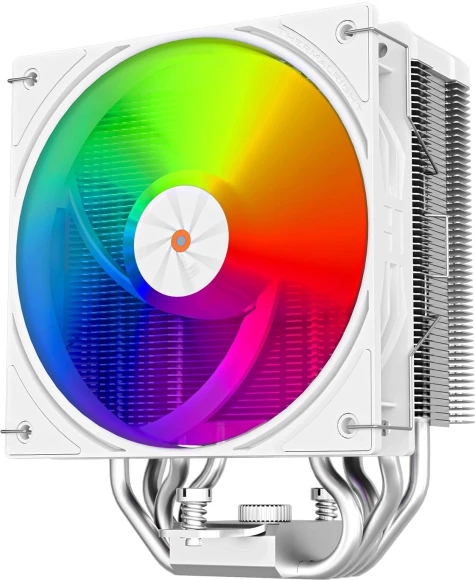 Устройство охлаждения(кулер) Thermalright Assassin X 120 R Digital Soc-AM5/AM4/1200/1700/1851 белый 4-pin 29.8dB Al+Cu LCD Ret (AX120-R-DIGITAL-WH)