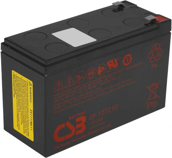 Батарея для ИБП CSB GP1272 F2 12В 7.2Ач Батарея для ИБП CSB GP1272 F2 12В 7.2Ач