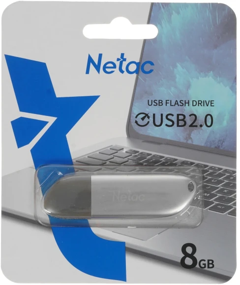 Флеш Диск Netac 8GB U352 NT03U352N-008G-20PN USB2.0 серебристый Флеш Диск Netac 8GB U352 NT03U352N-008G-20PN USB2.0 серебристый