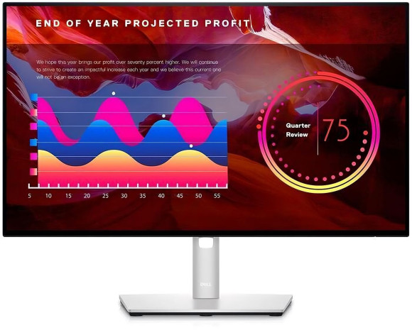 Монитор Dell 23.8" UltraSharp U2422H черный IPS LED 5ms 16:9 HDMI матовая HAS Piv 250cd 178гр/178гр 1920x1080 60Hz DP FHD USB