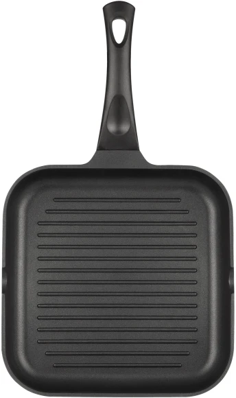 Сковорода-гриль Rondell Schwarz RDA-1683 квадратная 28см покрытие: Xylan Plus ручка несъемная (без крышки) черный