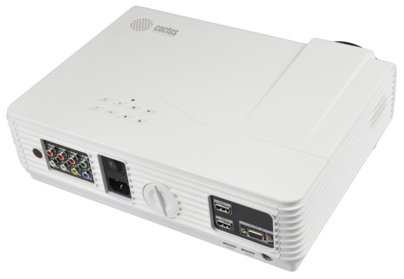 Проектор Cactus CS-PRO.09WT.WXGA-W LCD 3000Lm LS 300Lm ANSI (1280x720) 2000:1 ресурс лампы:50000часов 2xUSB typeA 2xHDMI 4.7кг Проектор Cactus CS-PRO.09WT.WXGA-W LCD 3000Lm LS 300Lm ANSI (1280x720) 2000:1 ресурс лампы:50000часов 2xUSB typeA 2xHDMI 4.7кг