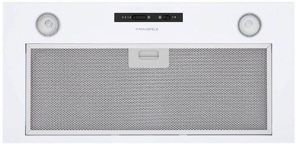 Вытяжка встраиваемая Maunfeld Crosby Light C 60 белый управление: ползунковое (1 мотор)