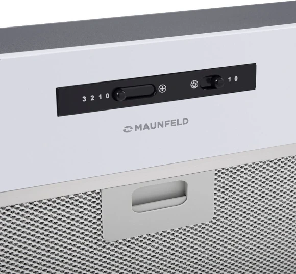 Вытяжка встраиваемая Maunfeld Crosby Light C 60 белый управление: ползунковое (1 мотор)