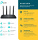 Роутер беспроводной TP-Link Archer AX12 AX1500 10/100/1000BASE-TX черный