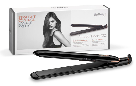 Выпрямитель Babyliss ST250E 37Вт черный макс.темп.:230С покрытие:керамико-титан.
