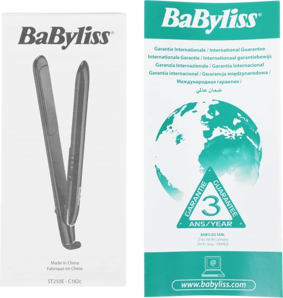 Выпрямитель Babyliss ST250E 37Вт черный макс.темп.:230С покрытие:керамико-титан.