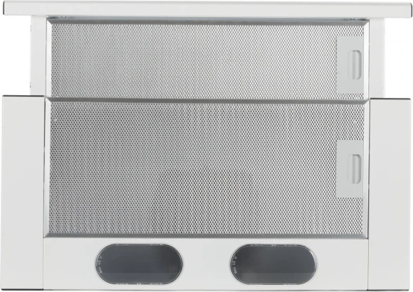 Вытяжка встраиваемая Elikor Интегра 60П-400-В2Л белый управление: кнопочное (1 мотор)