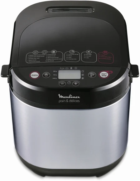 Хлебопечь Moulinex Pain & Delices OW240E30 650Вт серебристый/черный