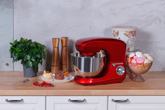Миксер планетарный Starwind SPM5184 1000Вт красный