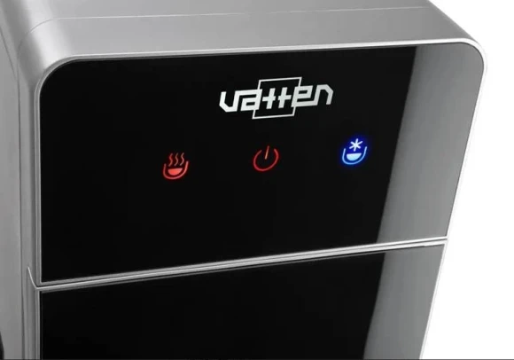 Кулер Vatten L09SE напольный электронный серебристый