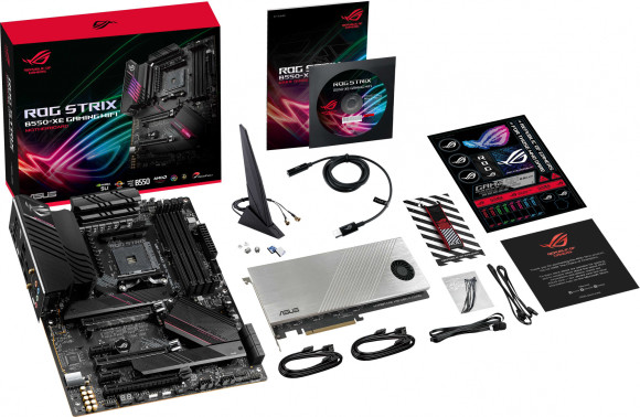 Материнская плата Asus ROG STRIX B550-XE GAMING WIFI Soc-AM4 AMD B550 4xDDR4 ATX AC`97 8ch(7.1) 2.5Gg RAID+HDMI+DP