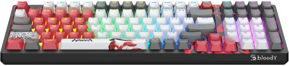 Клавиатура A4Tech Bloody WS98 Naraka механическая серый/красный USB беспроводная BT/Radio Multimedia for gamer LED (WS98) Клавиатура A4Tech Bloody WS98 Naraka механическая серый/красный USB беспроводная BT/Radio Multimedia for gamer LED (WS98)