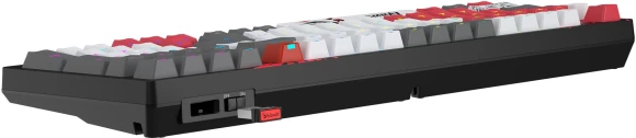 Клавиатура A4Tech Bloody WS98 Naraka механическая серый/красный USB беспроводная BT/Radio Multimedia for gamer LED (WS98) Клавиатура A4Tech Bloody WS98 Naraka механическая серый/красный USB беспроводная BT/Radio Multimedia for gamer LED (WS98)