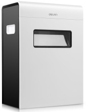 Шредер Deli Touch E9921-EU белый (секр.P-4) фрагменты 6лист. 16лтр. скрепки скобы пл.карты Шредер Deli Touch E9921-EU белый (секр.P-4) фрагменты 6лист. 16лтр. скрепки скобы пл.карты