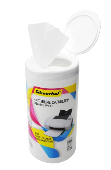 Салфетки Silwerhof 671215 для компьютеров и оргтехники туба 100шт влажных Салфетки Silwerhof 671215 для компьютеров и оргтехники туба 100шт влажных