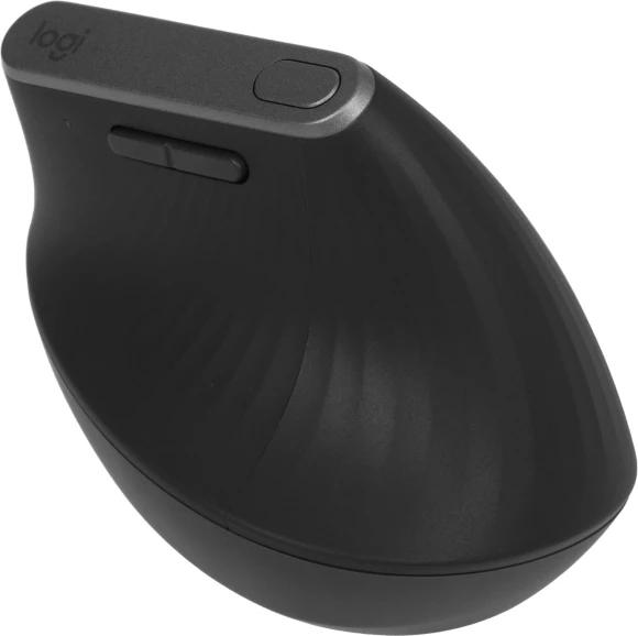 Мышь Logitech MX Vertical черный/серебристый оптическая 4000dpi беспров. BT/Radio USB 4but (910-005449)