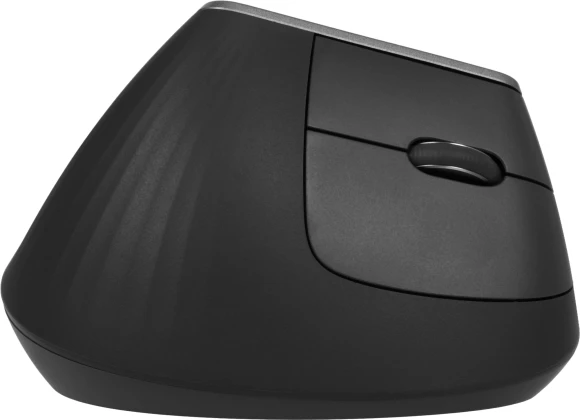 Мышь Logitech MX Vertical черный/серебристый оптическая 4000dpi беспров. BT/Radio USB 4but (910-005449)