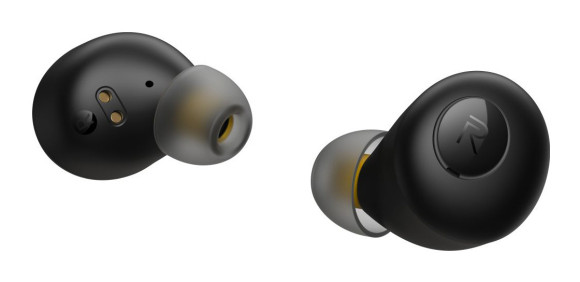 Гарнитура внутриканальные Realme Buds Q RMA215 черный беспроводные bluetooth в ушной раковине (4812229)