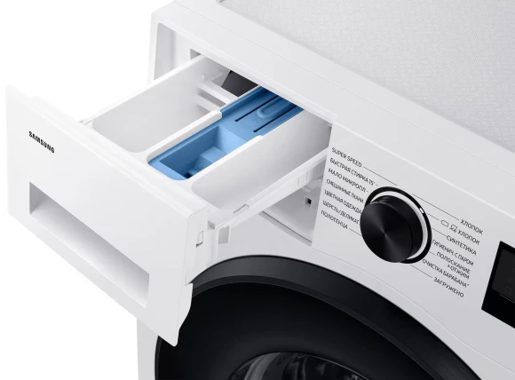 Стиральная машина Samsung WW90DG5U34AELP класс: A загр.фронтальная макс.:9кг белый инвертор