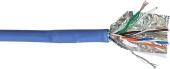 Кабель информационный Lanmaster LAN-5EFTP-PT-LSZH-BL кат.5E FTP 4 пары 26AWG LSZH внутренний 305м синий Кабель информационный Lanmaster LAN-5EFTP-PT-LSZH-BL кат.5E FTP 4 пары 26AWG LSZH внутренний 305м синий