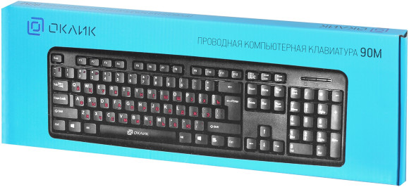 Клавиатура Оклик 90M черный USB Клавиатура Оклик 90M черный USB