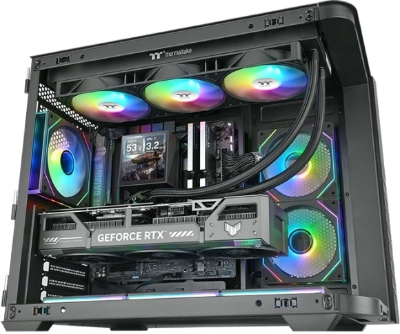 Система водяного охлаждения Thermaltake LB360 Ultra ARGB Soc-AM5/AM4/1200/1700/1851 черный 4-pin 33.8dB Al LCD Ret (CL-W507-PL12SW-A) Система водяного охлаждения Thermaltake LB360 Ultra ARGB Soc-AM5/AM4/1200/1700/1851 черный 4-pin 33.8dB Al LCD Ret (CL-W507-PL12SW-A)