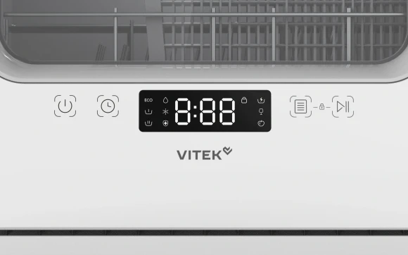 Посудомоечная машина Vitek VT-DT202 белый (компактная)