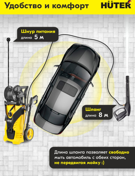 Минимойка Huter W210i Professional 2600Вт (70/8/18)